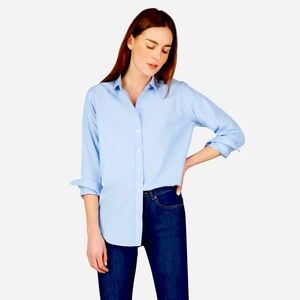 Everlane relaxed poplin shirt, NWT